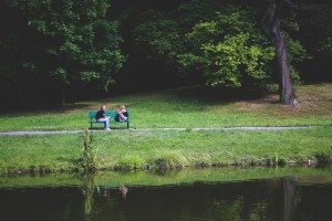bench-couple-love-people