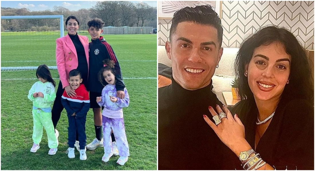 Cristiano Ronaldo a Georgina Rodriguez