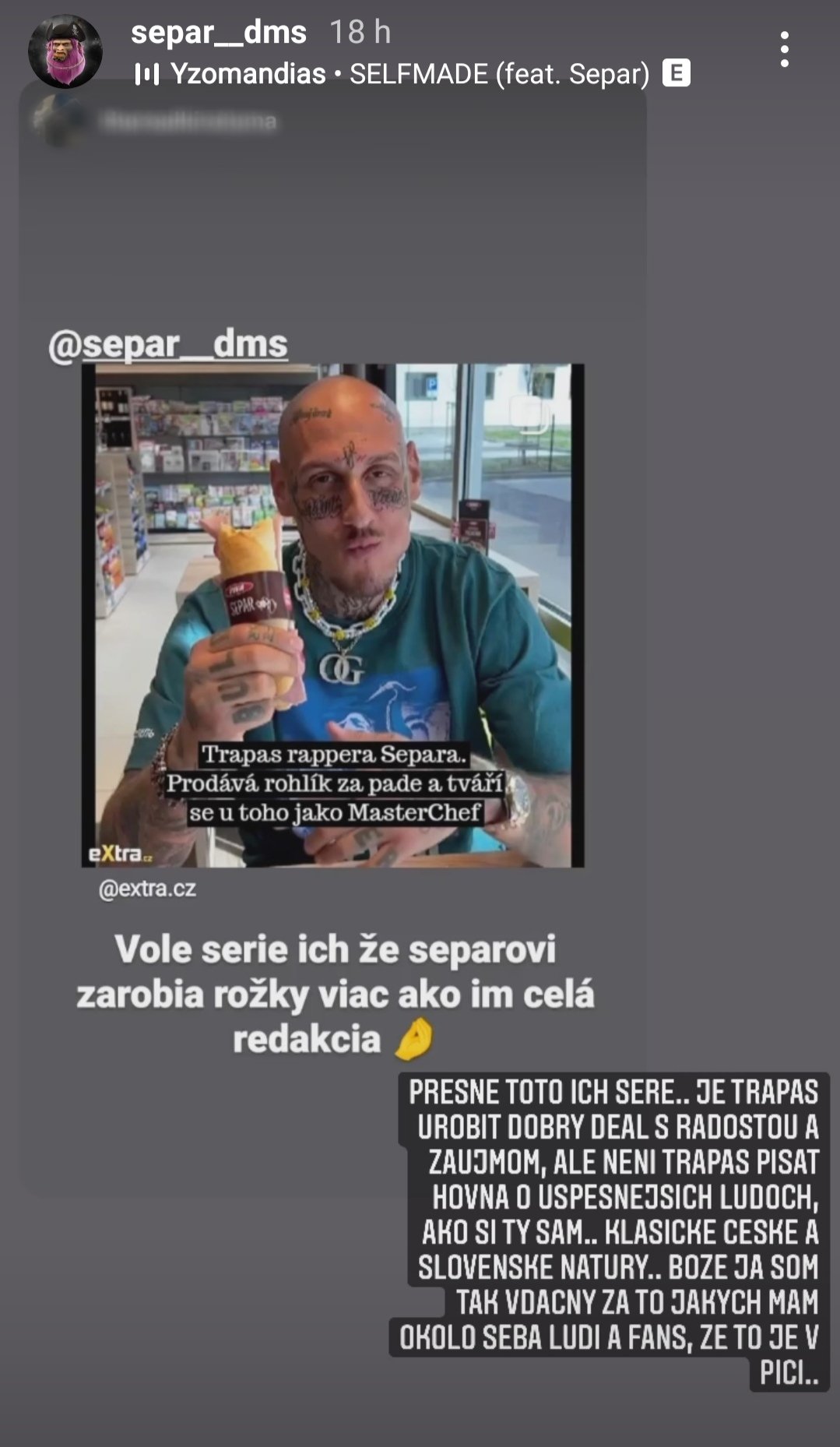Separ a fanúšikovia