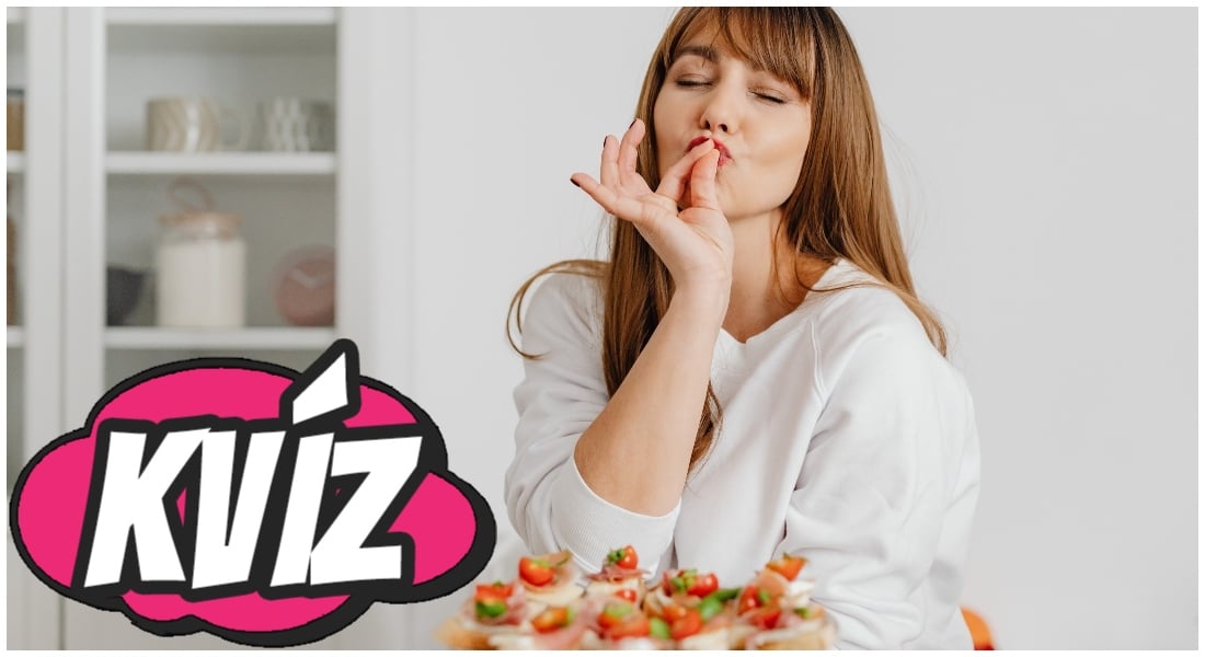 Žena s jedlom v ruke