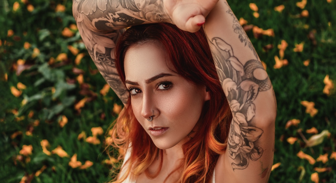 Potetovaná žena