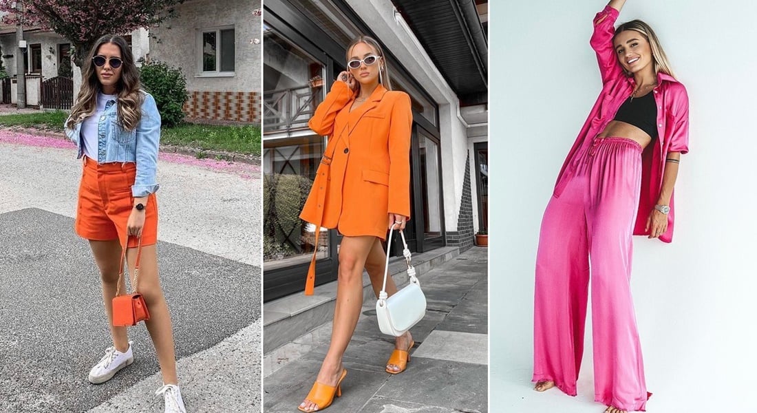 Farebné outfity mladých Sloveniek