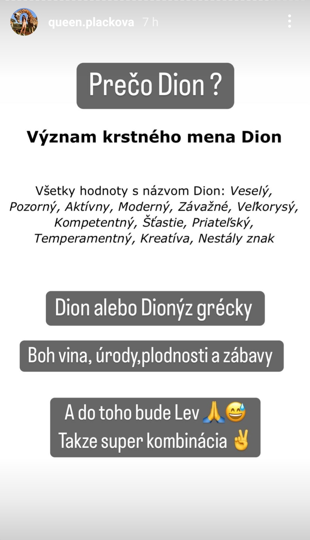 Prečo Dion?