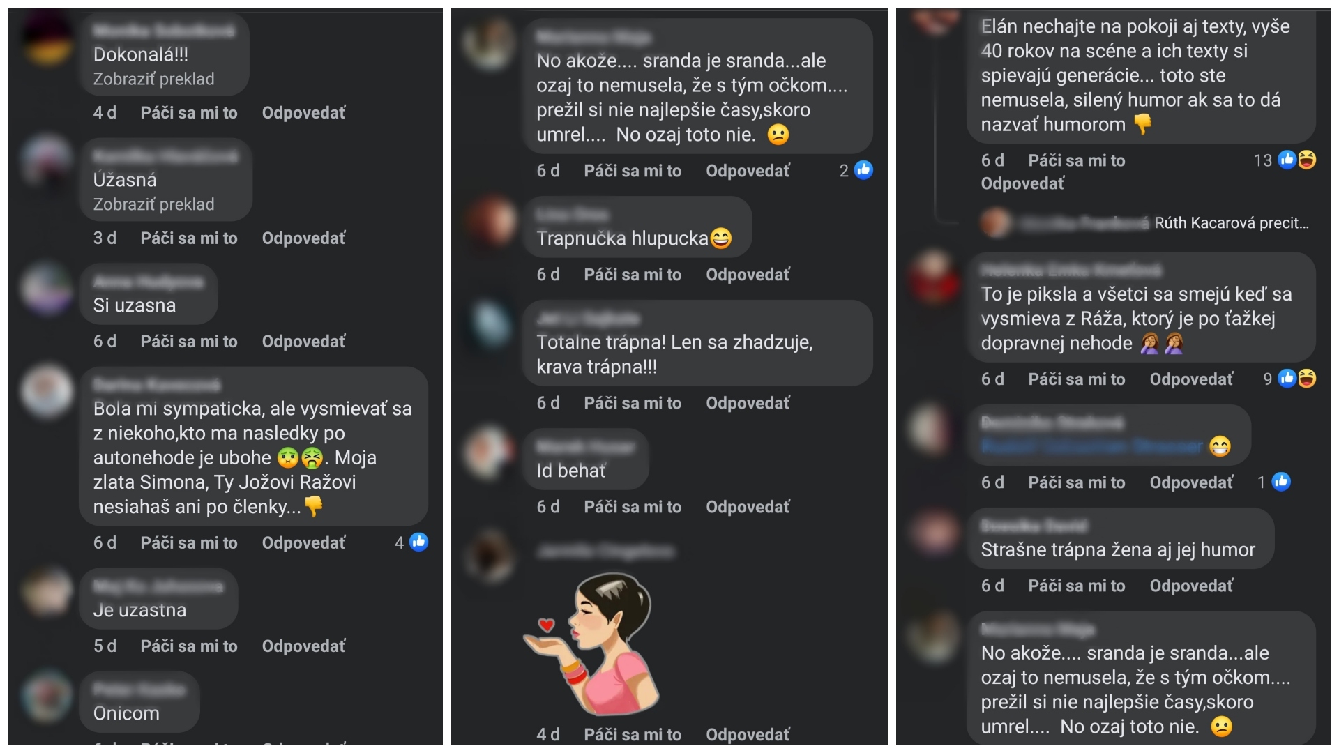 Komentáre na Facebooku
