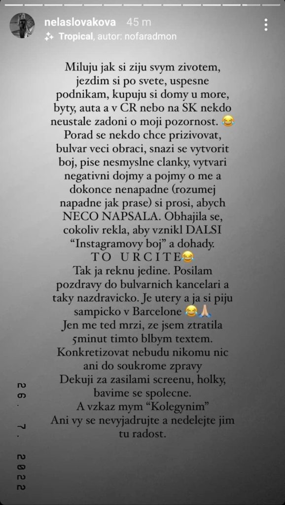 Nela Slováková story