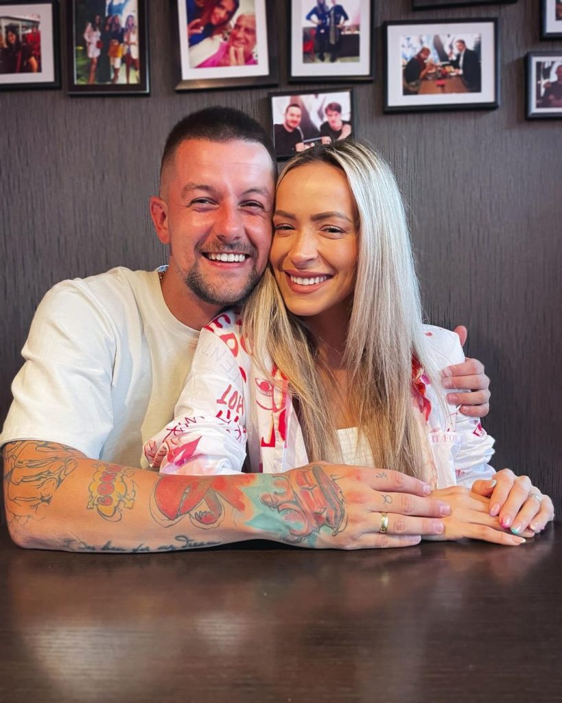 Dominika Mirgová s manželomDominika Mirgová s manželom