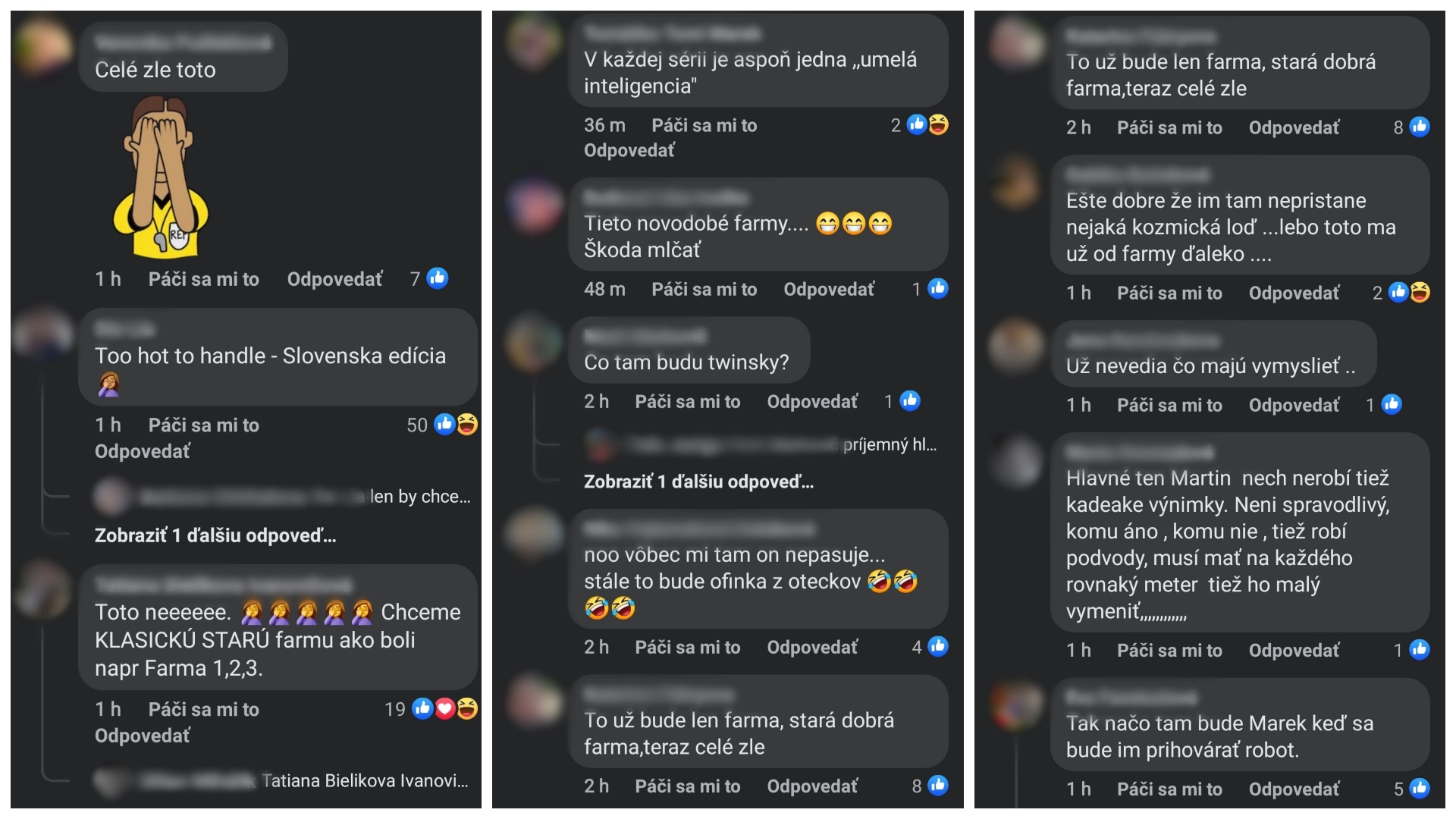 Komentáre na Facebooku