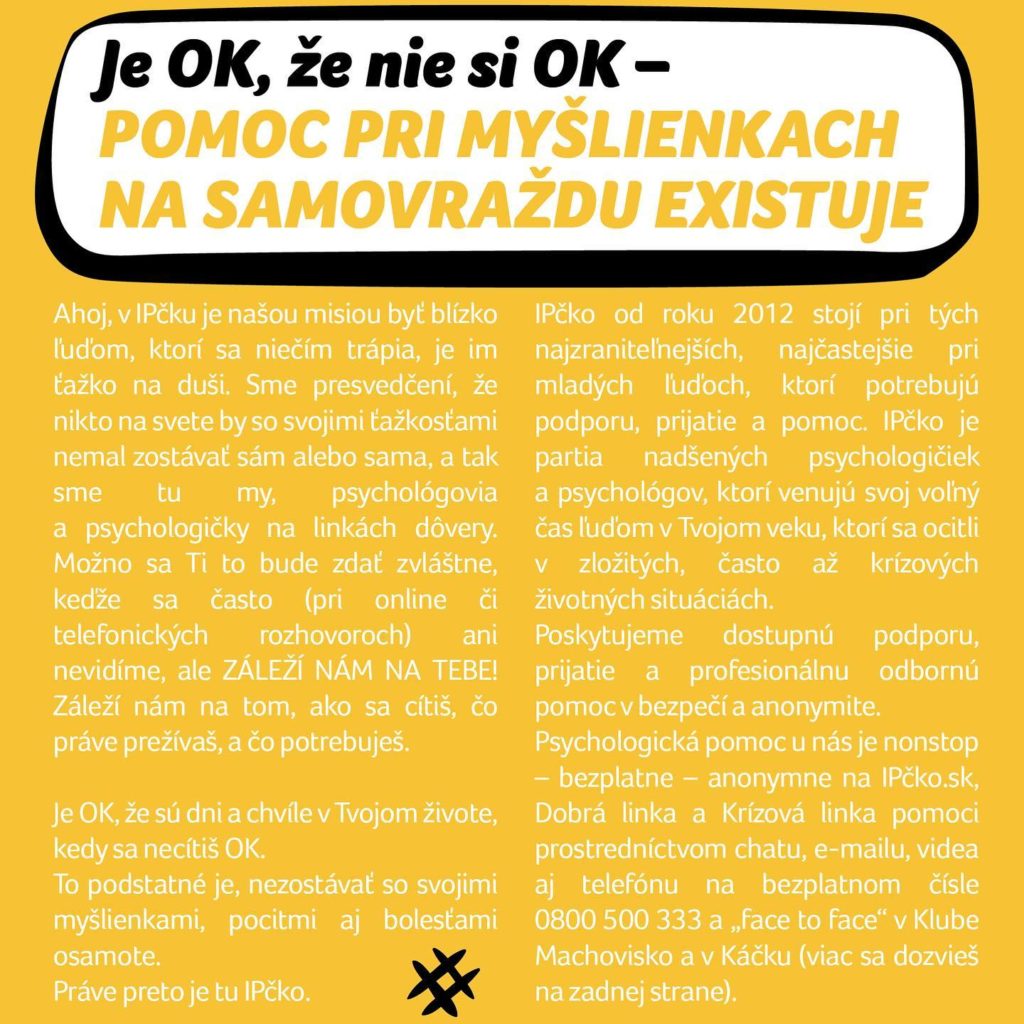 Instagramové profily na psychické zdravie