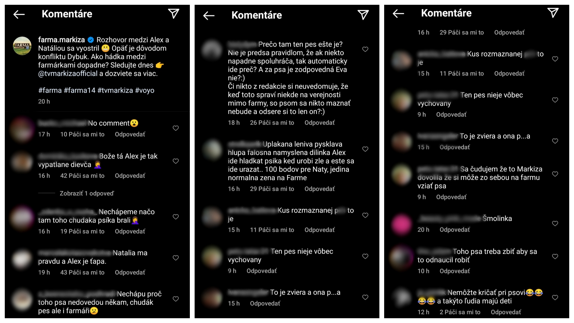 Farma komentáre