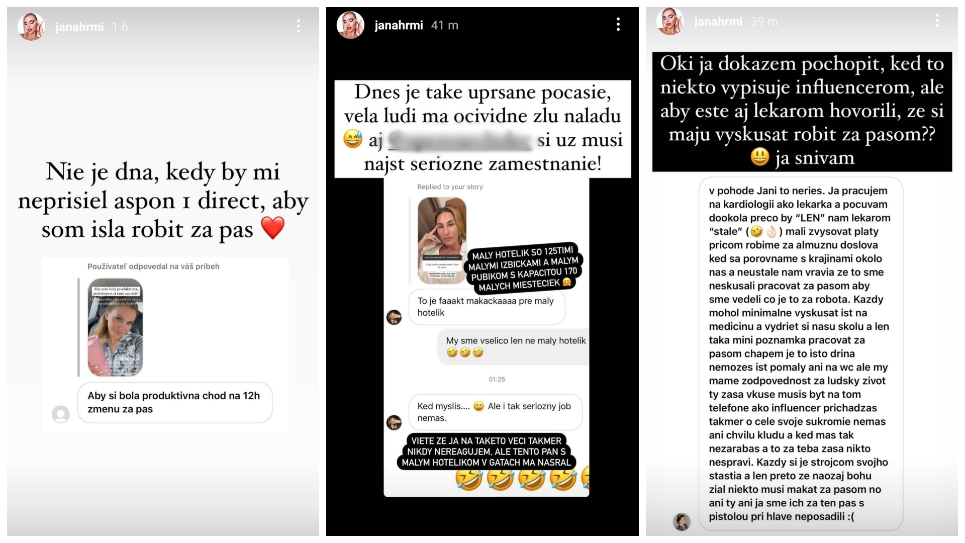 Jana Hrmová kritika