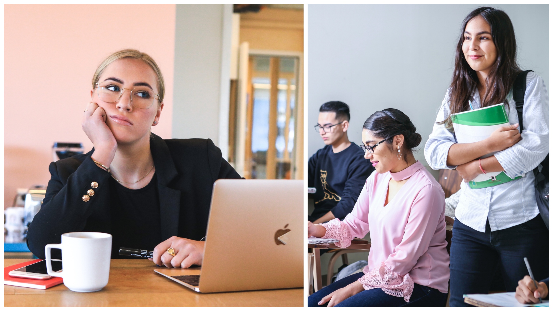 nová v škole alebo v práci