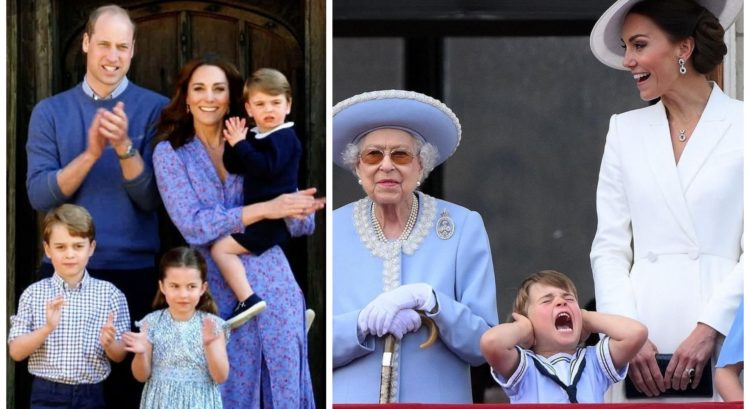 Princ Louis a kráľovská rodina