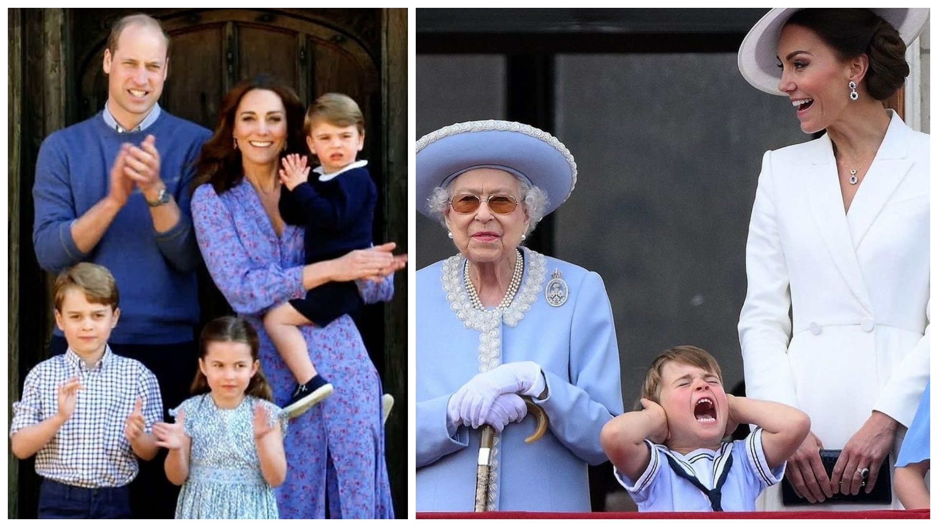 Princ Louis a kráľovská rodina