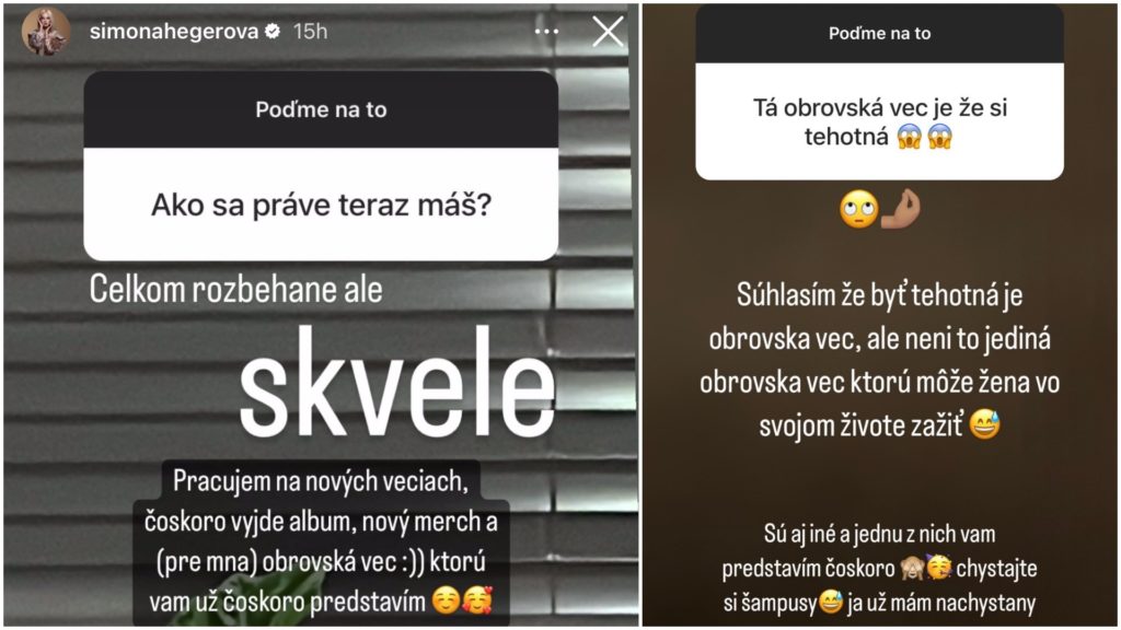 Sima odpovedala na otázky fanúšikov
