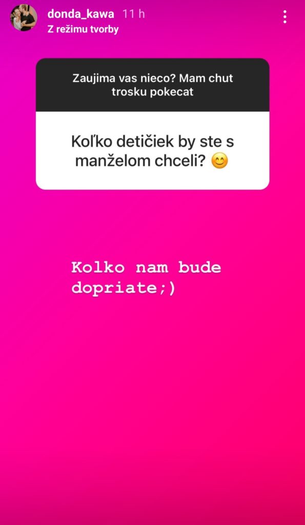 Dominika Kavaschová o deťoch