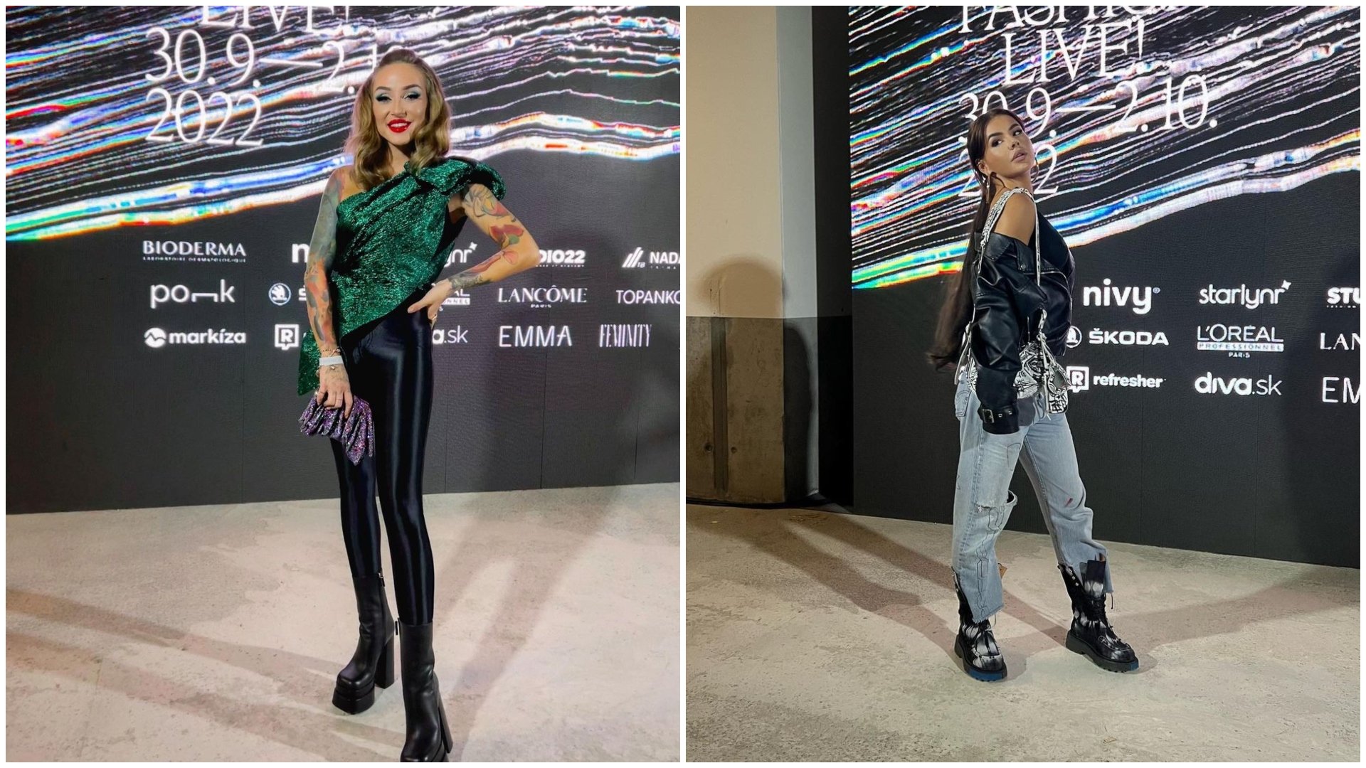 Outfity známych Sloveniek Fashion LIVE 2022