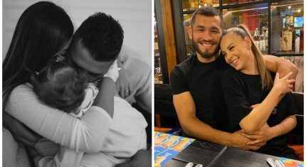 Monika Bagárová s rodinou