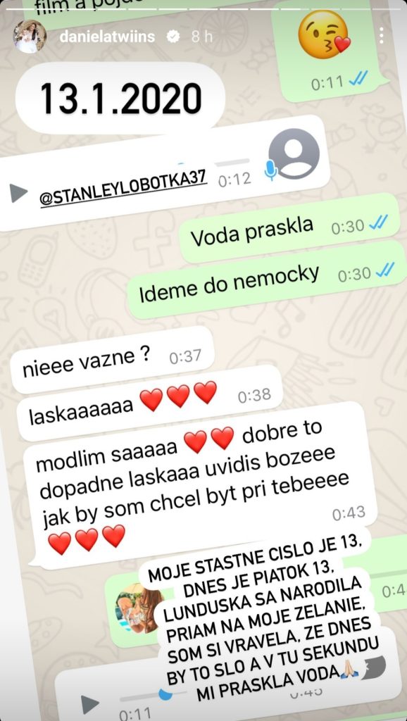 Daniela Nízlová a Lobotka