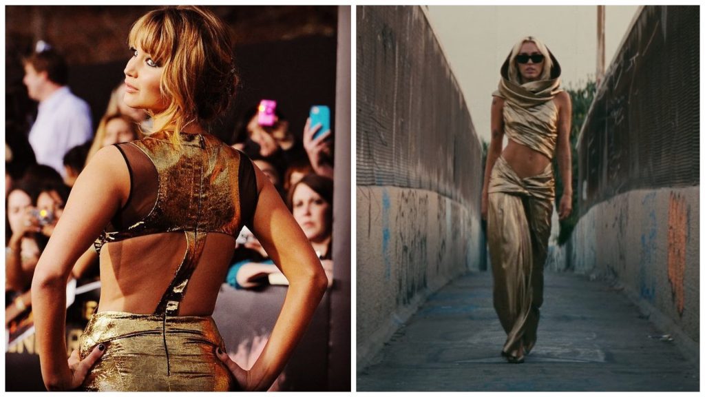 Jennifer Lawrence a Miley Cyrus