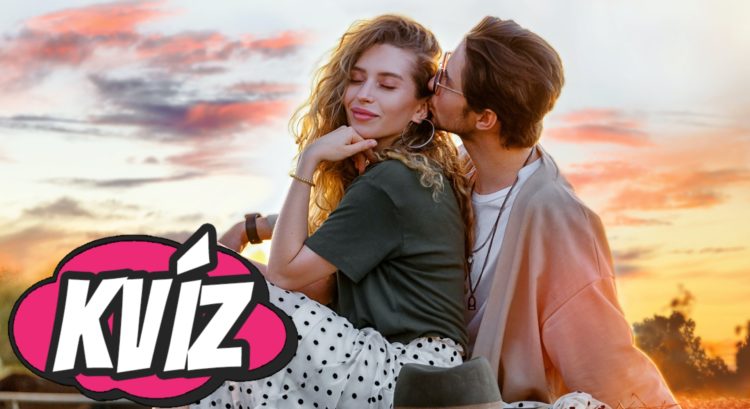 muž bozkáva ženu a ona rozmýšľa či je gentleman alebo bad boy
