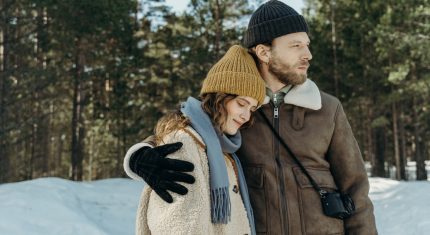 Pár v zime - mužské znamenia