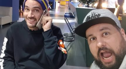 Slovenský komik Jaroslav Szabó a Bekim