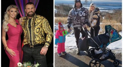 Karlos Vémola s rodinou