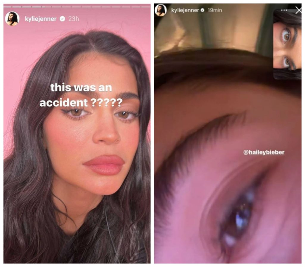 vojna celebrít medzi Kylie Jenner a Hailey Bieber