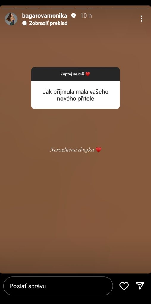 Monika Bagárová Instagram