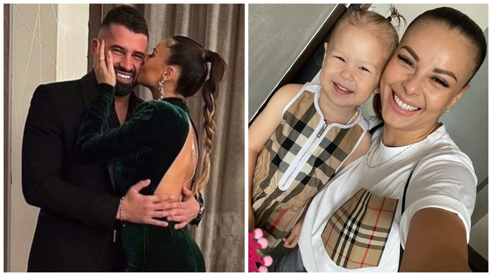 Monika Bagárová s rodinou