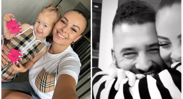 Monika Bagárová s rodinou