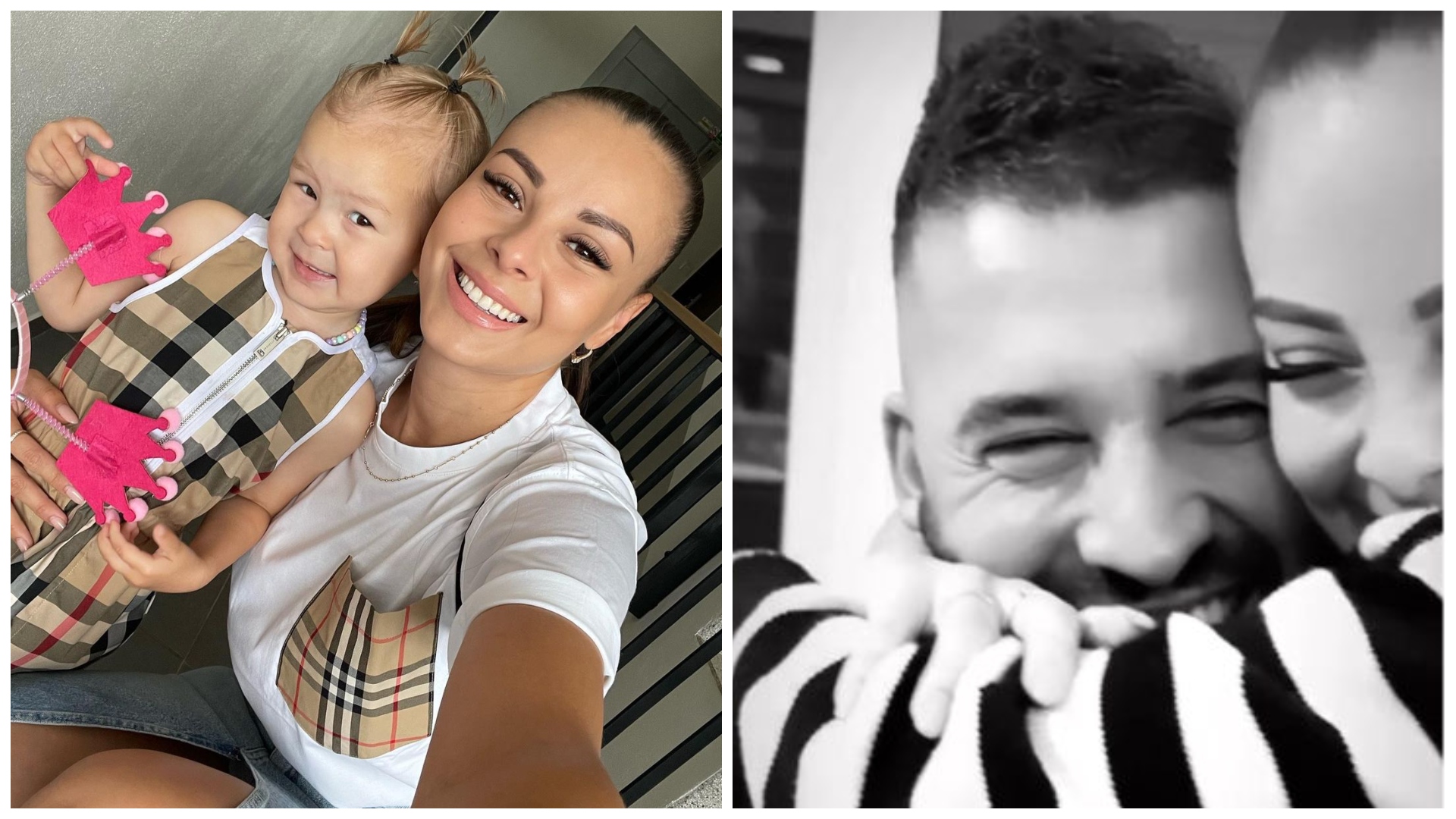 Monika Bagárová s rodinou