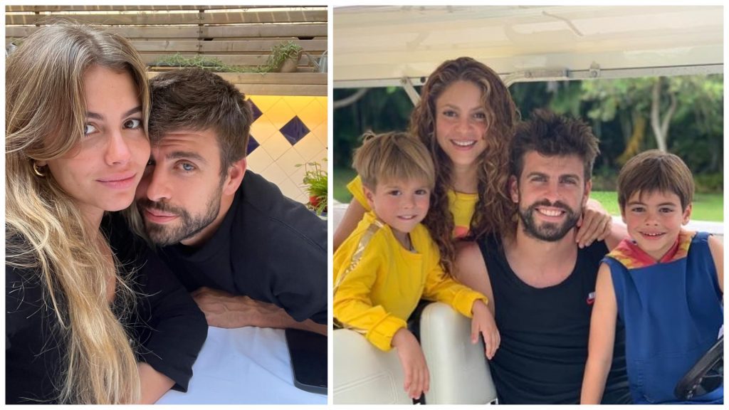 Shakira s rodinou a Piqého milenka