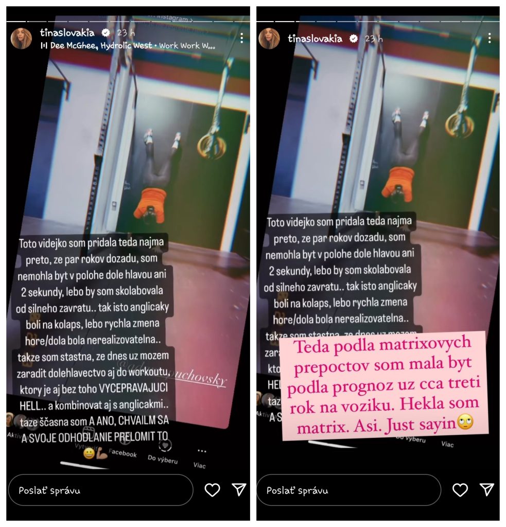 speváčka Tina 