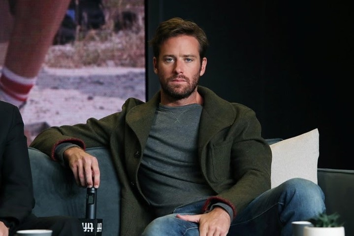 známy herec Armie Hammer