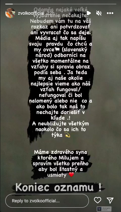 Instagram/zvolkooficial