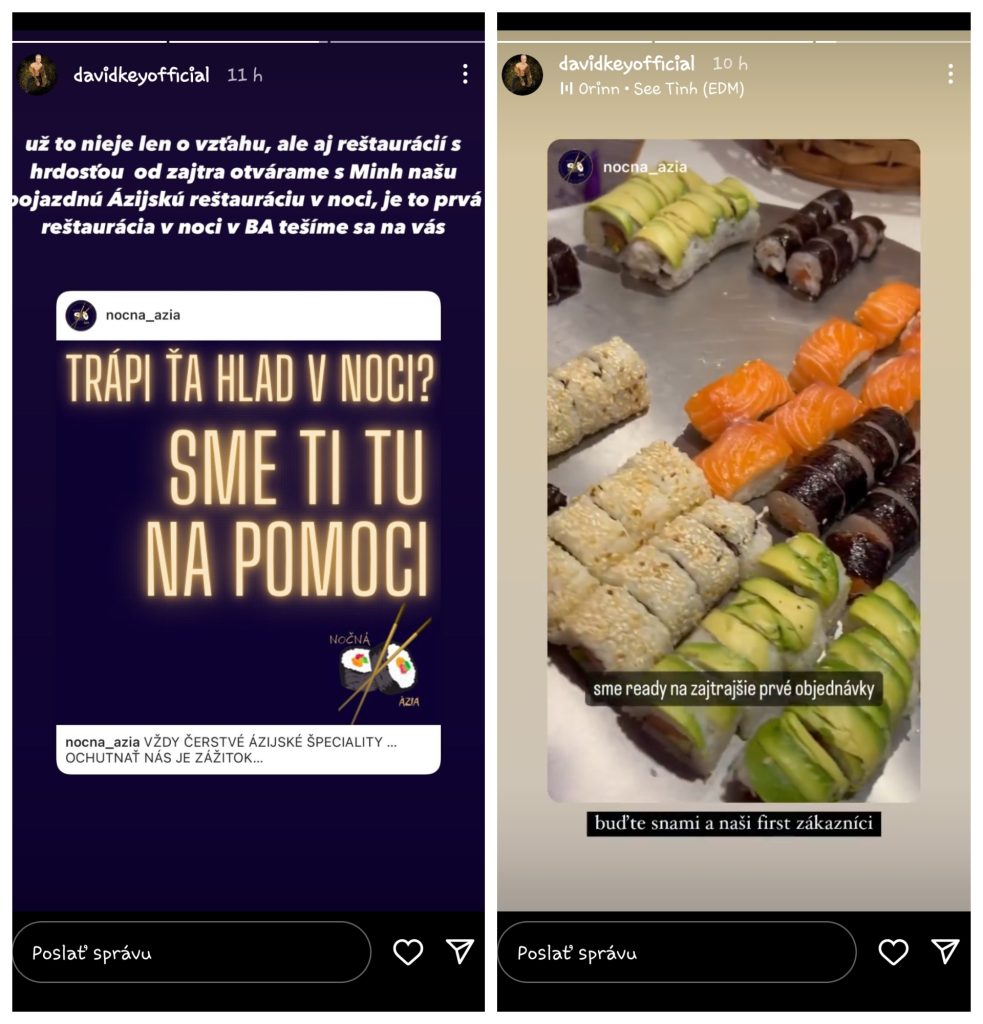 David Key a Minh podnikanie