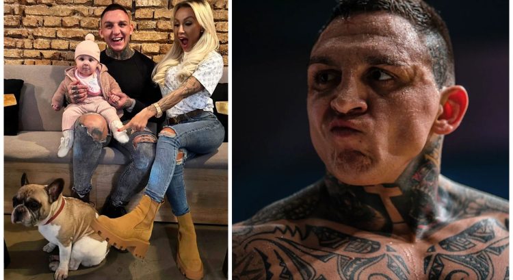 Gábor Boráros s rodinou