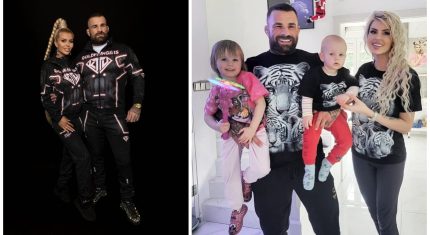 Karlos Vémola s rodinou