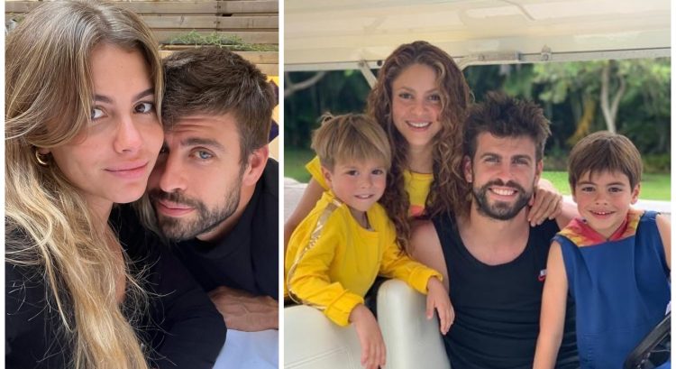 Shakira a Gerard Piqué s rodinou