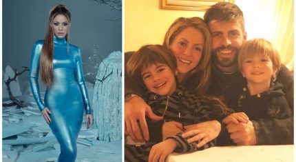 Shakira s rodinou