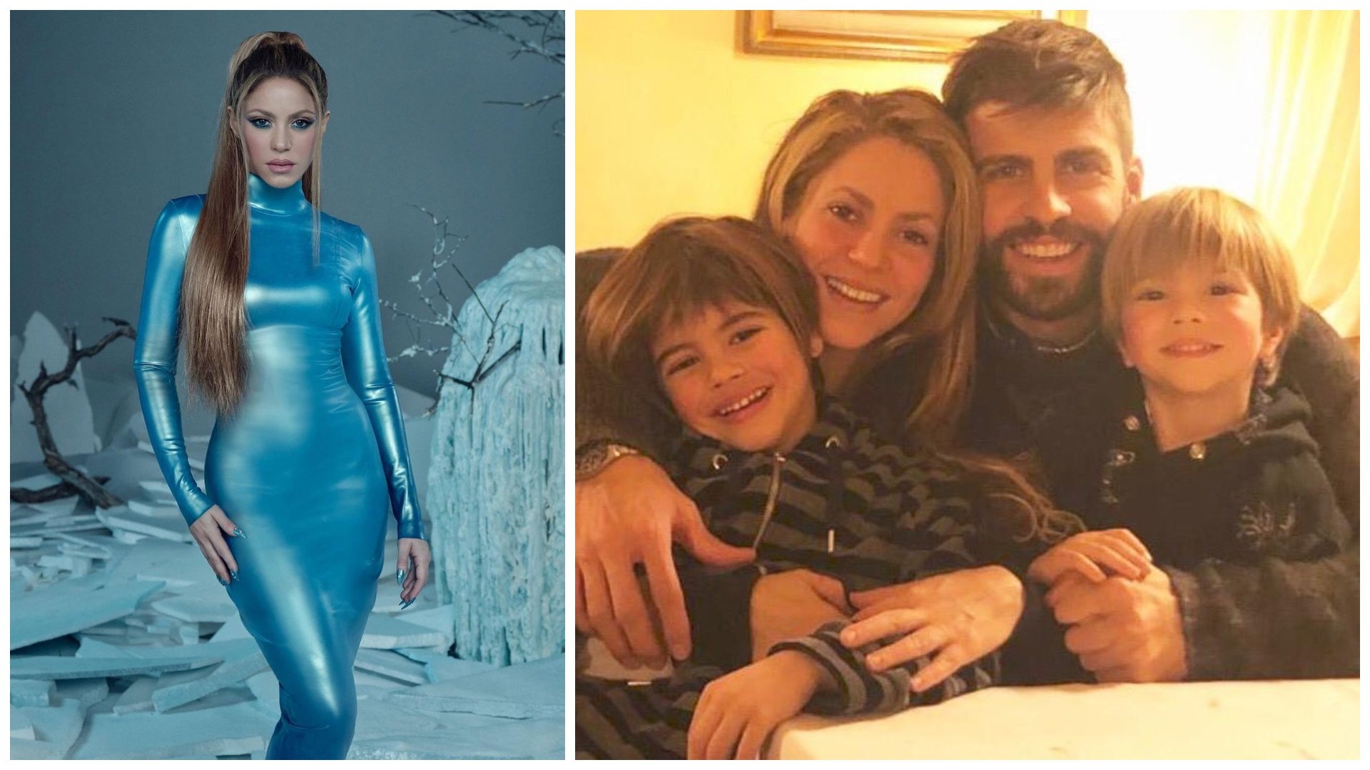 Shakira s rodinou