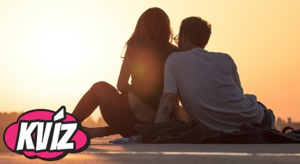 Dvojica pri západe slnka