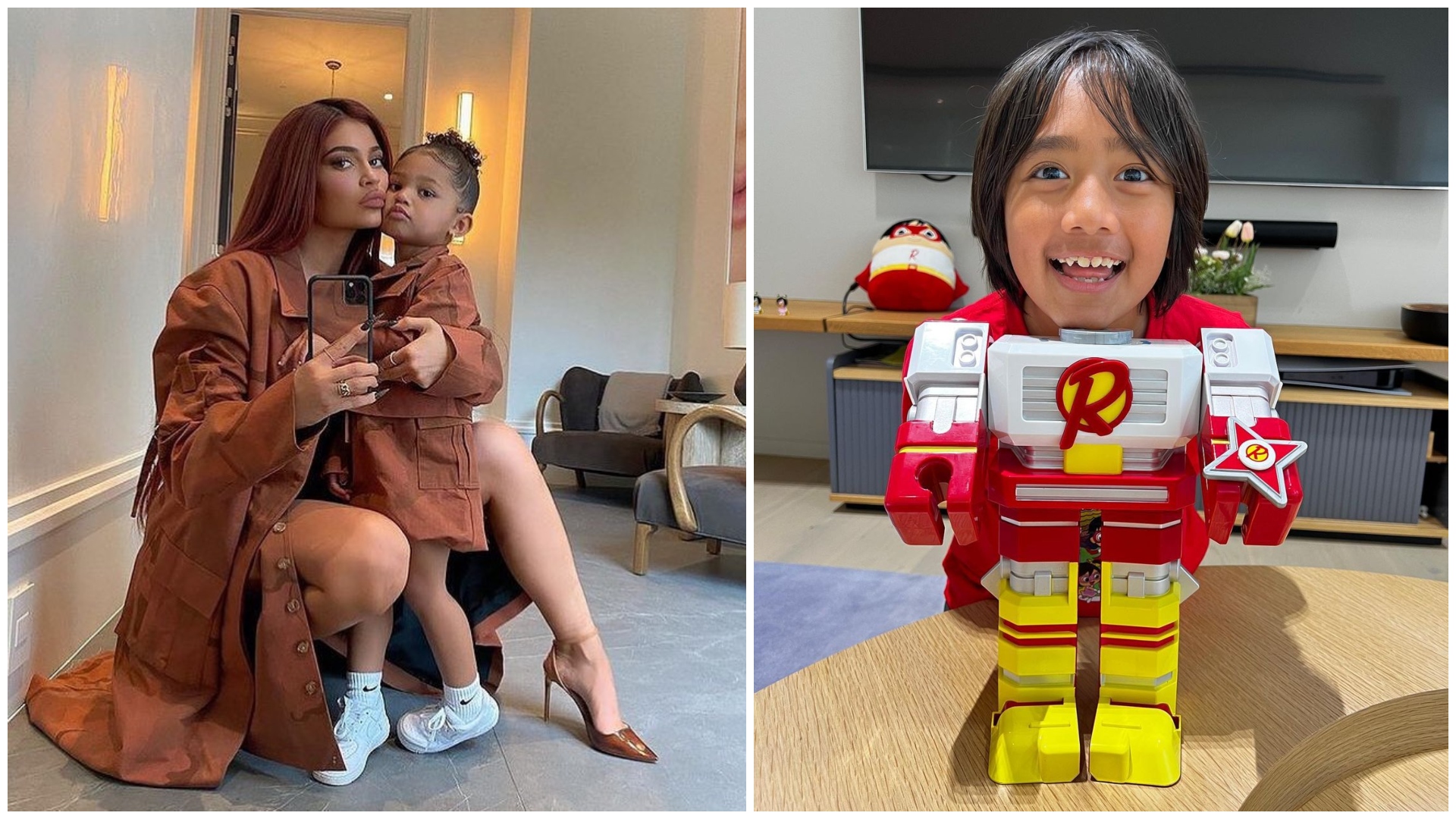 Stormi Webster, Ryan Kaji
