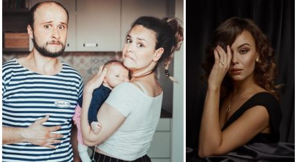 Dominika Kavaschová s rodinou