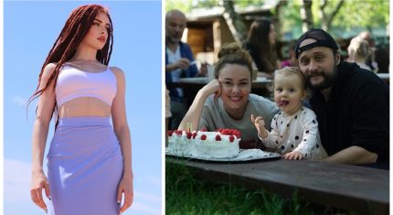 Ráchel a Dominika Kavaschová s rodinou