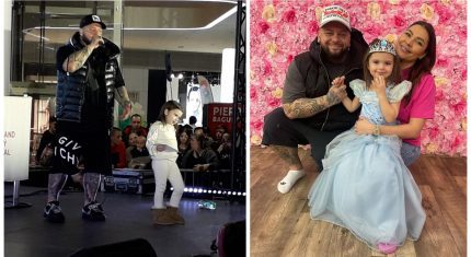 Raper Kali s rodinou