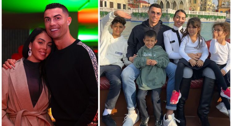 Cristiano Ronaldo s rodinou
