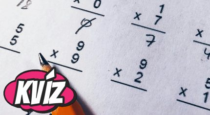 matematické znalosti- základná škola-kvíz