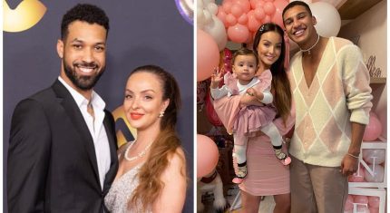 Daniela Nízlová a Matúš Kolárovský s rodinou